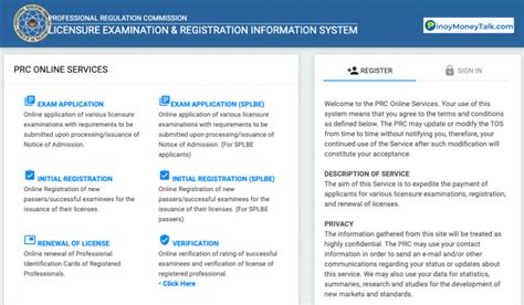 leris prc renewal of license